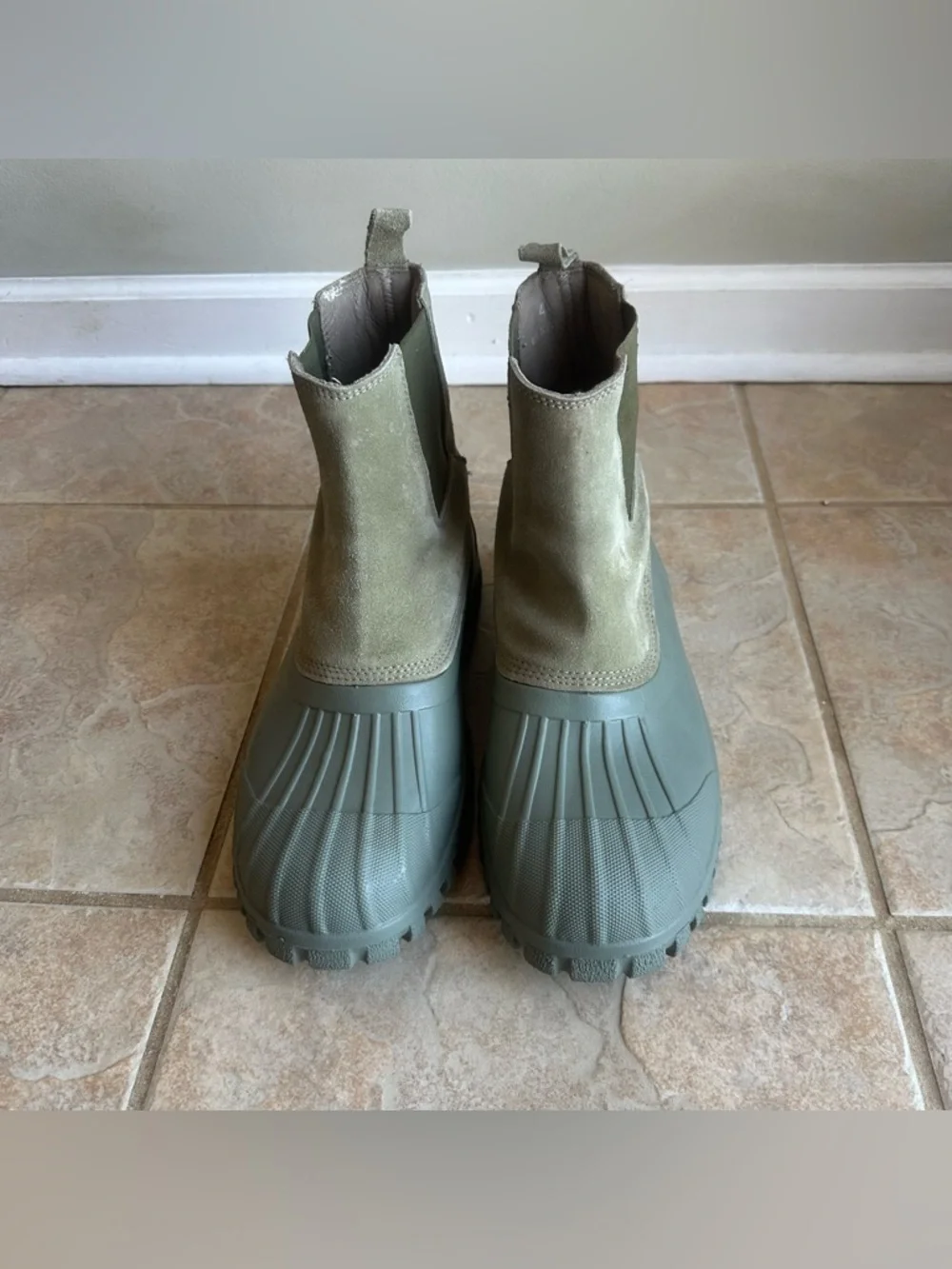 Diemme Balbi Burnt Moss Suede Rubber Waterproof Slip-on Boots​